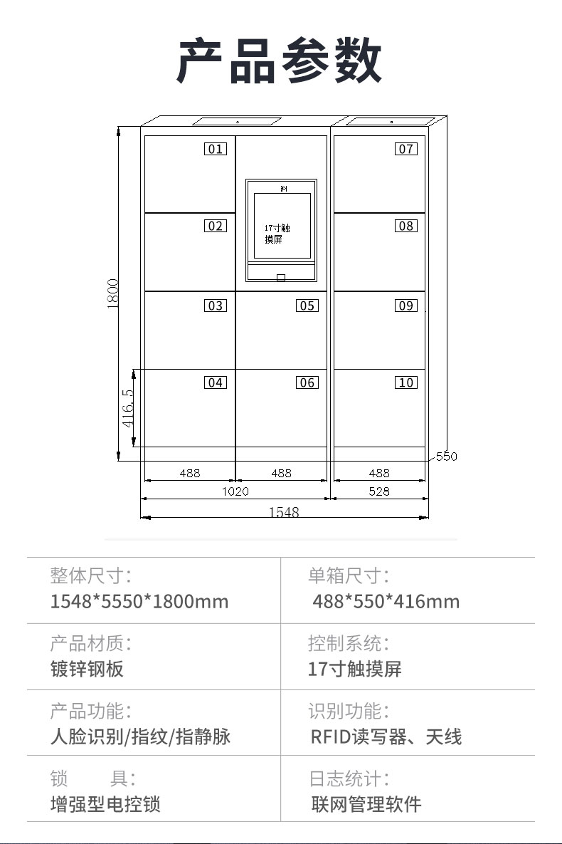 RFID智能涉密载体柜